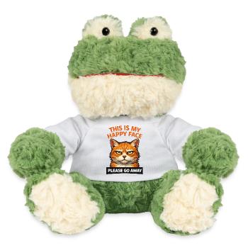 Angry Cat Please Go Away Humor - MiniFeet® Frog Torge - white - Front