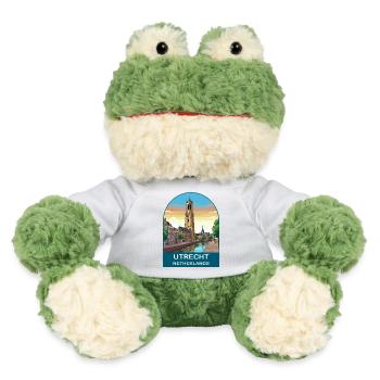 Utrecht Néerlandais Tour Dom Art de voyage vintage - Grenouille Torge MiniFeet® - blanc - Devant