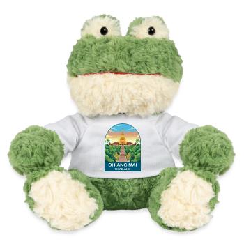 Chiang Mai Thailand Doi Suthep Travel Poster Art - MiniFeet® Frog Torge - white - Front