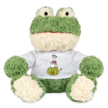 Kuh mit Busch Lustiges Tier Design - MiniFeet® Frosch Torge - Weiß - Vorne