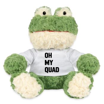 Oh My Quad Funny Gym Lover Citation - Grenouille Torge MiniFeet® - blanc - Devant