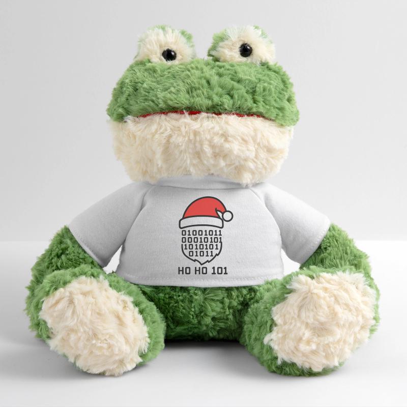 Code de Noël avec chapeau de Père Noël Grenouille Torge MiniFeet®