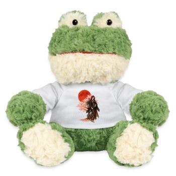 Beautiful Warrior | Oriental Japanese Art - MiniFeet® Frog Torge - white - Front
