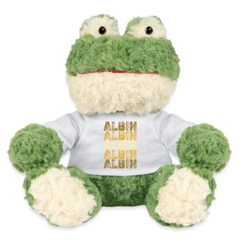 Gift for Albin - MiniFeet® Frog Torge - white - Front