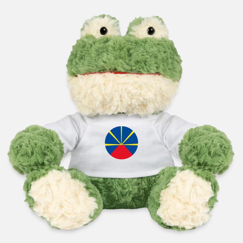 974 Ker Kreol - Drapeau MAHAVELI - Grenouille Torge MiniFeet® - blanc