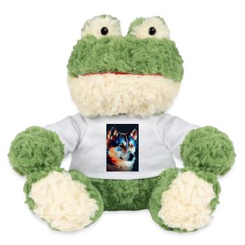 Résumé du chien husky sibérien - Grenouille Torge MiniFeet® - blanc - Devant