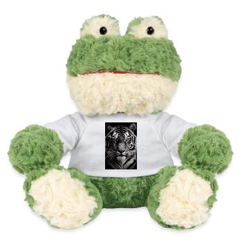 Tiger Animal Zoo Wildlife Drawing - MiniFeet® Frog Torge - white - Front