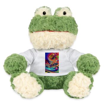 Abstrakte Kunst - MiniFeet® Frosch Torge - Weiß - Vorne