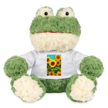 Sonnenblumen - MiniFeet® Frosch Torge - Weiß - Vorne