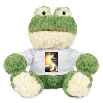 Petit bébé chat mignon - Grenouille Torge MiniFeet® - blanc - Devant