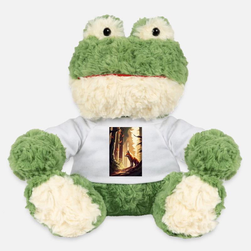 Fox Foxes Animal Forest - MiniFeet® Frog Torge - white