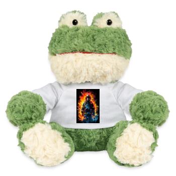 Feuerwehrmann Artwork - MiniFeet® Frosch Torge - Weiß - Vorne