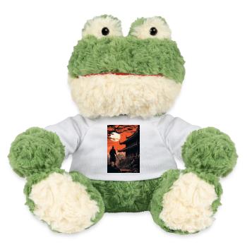 Japan Samurai Krieger Sunset - MiniFeet® Frosch Torge - Weiß - Vorne
