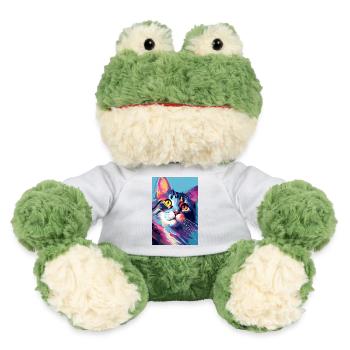 Chat Chat Amoureux Chaton Propriétaire Chaton - Grenouille Torge MiniFeet® - blanc - Devant