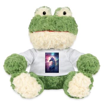 Einhorn Einhörner Märchen Magisch Galaxy - MiniFeet® Frosch Torge - Weiß - Vorne