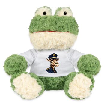 Giraffe Policewoman - MiniFeet® Frog Torge - white - Front