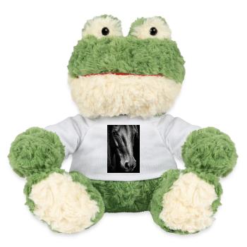 Pferd Pferde Reiten Pferdereiten Sprungreiten - MiniFeet® Frosch Torge - Weiß - Vorne