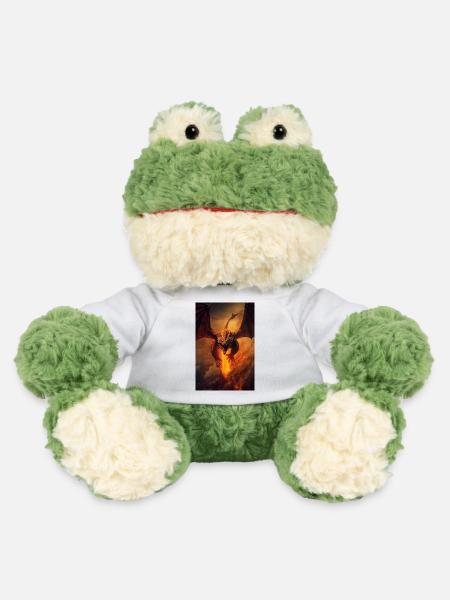 Drache Mystisch Drachen Fantasie flying - MiniFeet® Frosch Torge - Weiß