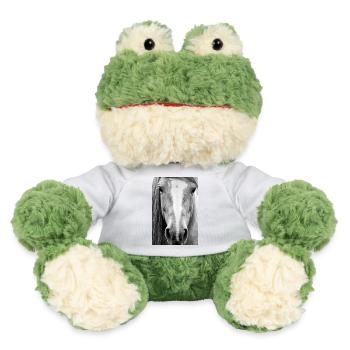 Pferd Pferde Reiten Pferdereiten Sprungreiten - MiniFeet® Frosch Torge - Weiß - Vorne