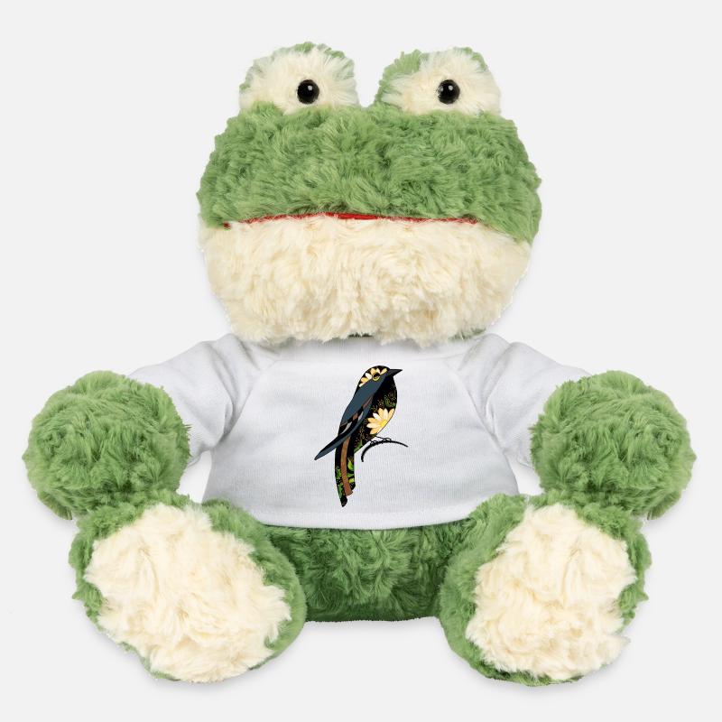 Bunter Vogel - MiniFeet® Frosch Torge - Weiß