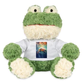 Schildkröte Meeresschildkröte Schildkröten Tier - MiniFeet® Frosch Torge - Weiß - Vorne