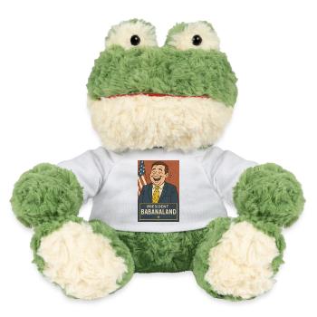 President Babanland Political Humor - MiniFeet® Frog Torge - white - Front