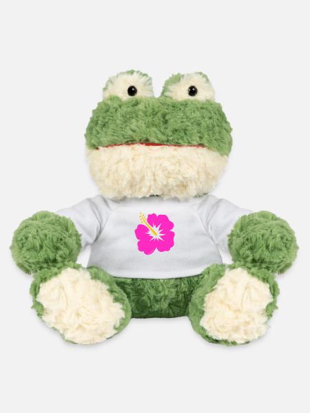 Hibiskusblüte - MiniFeet® Frosch Torge - Weiß