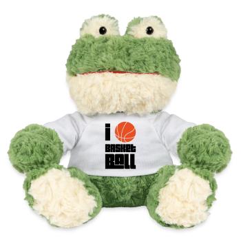 Ich liebe Basketball - MiniFeet® Frosch Torge - Weiß - Vorne