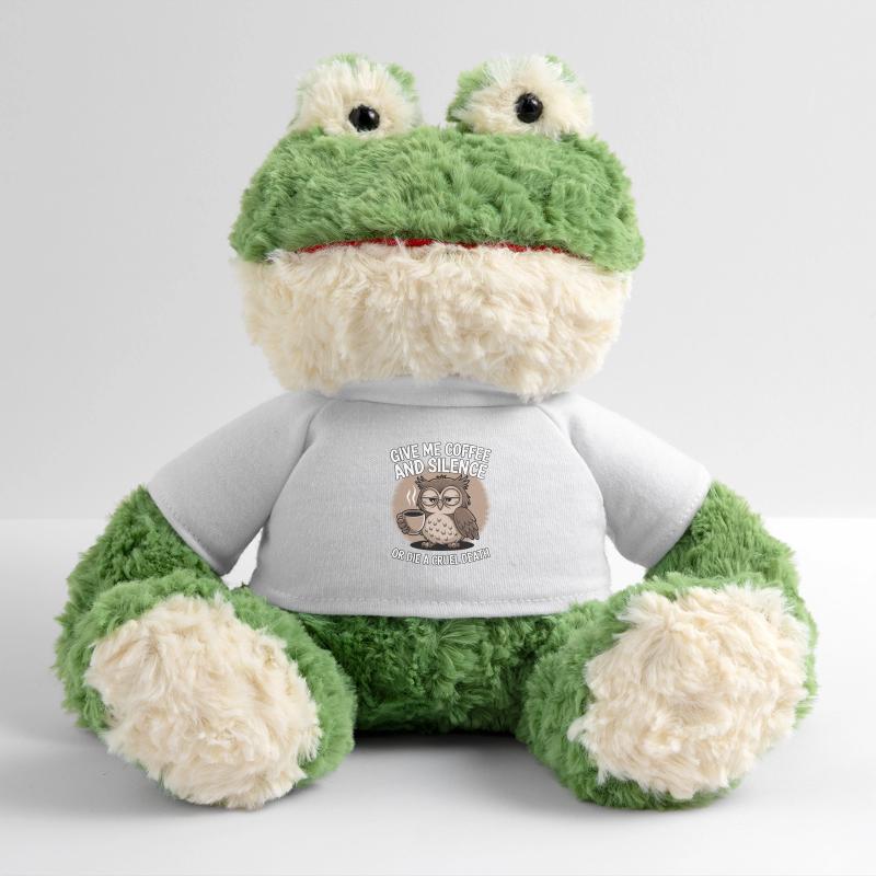 Kaffee Eule - geb mir Kaffee und Stille oder stirb MiniFeet® Frosch Torge