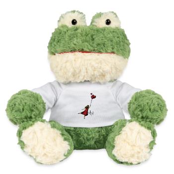 Herzflug im roten Kleid - MiniFeet® Frosch Torge - Weiß - Vorne