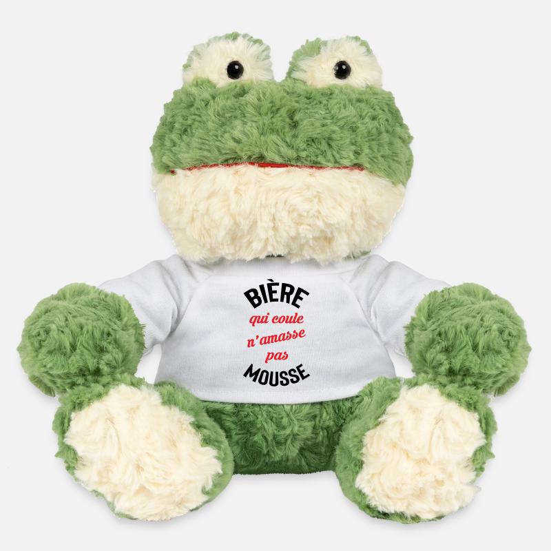 Rolling beer doesn't build foam - MiniFeet® Frog Torge - white