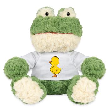 Niedliche Baby-Ente Figur 3 - MiniFeet® Frosch Torge - Weiß - Vorne