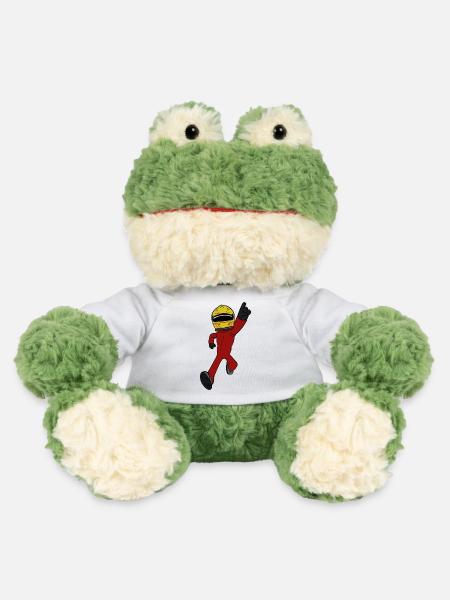 Rennfahrer  - MiniFeet® Frosch Torge - Weiß