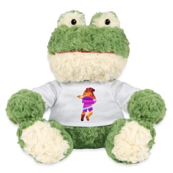 Leap through Neon Nebula - MiniFeet® Frog Torge - white - Front