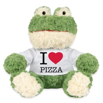 J’ADORE LA PIZZA - Grenouille Torge MiniFeet® - blanc - Devant