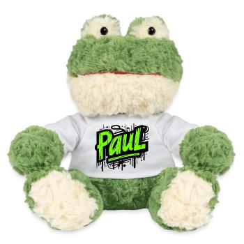 Paul Nom de famille Prénom Graffiti - Grenouille Torge MiniFeet® - blanc - Devant
