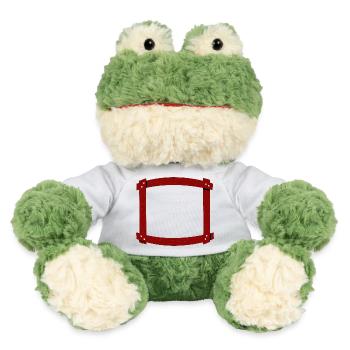 Cadre en bois incurvé - Grenouille Torge MiniFeet® - blanc - Devant