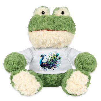 Pfau - MiniFeet® Frosch Torge - Weiß - Vorne