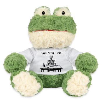 Take Your Time Skeleton - MiniFeet® Frog Torge - white - Front