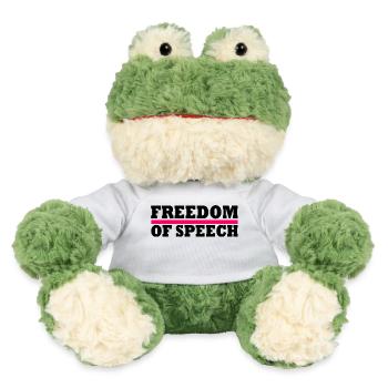 Freedom of speech - MiniFeet® Frog Torge - white - Front
