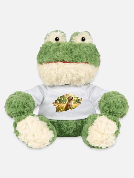 Golden Retriever puppy joy - MiniFeet® Frog Torge - white