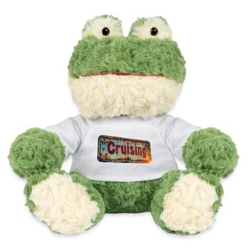 Enseigne de croisière au look vintage rouillé - Grenouille Torge MiniFeet® - blanc - Devant