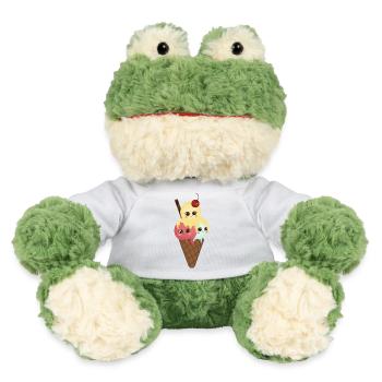 Drôles de boules de glace dans un cornet - Grenouille Torge MiniFeet® - blanc - Devant