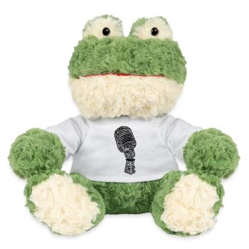 Tribal Old school Microphone - MiniFeet® Frosch Torge - Weiß - Vorne