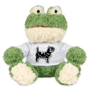 Cairn Terrier - Grenouille Torge MiniFeet® - blanc - Devant