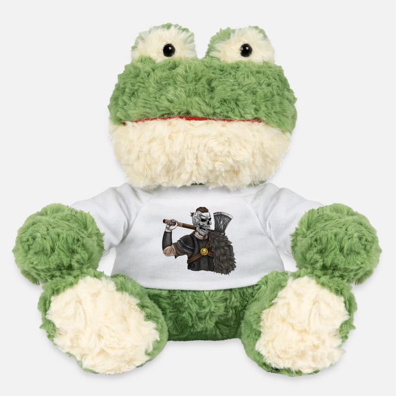 Vikings, Odin, Thor, Wallhalla, Berserkers - MiniFeet® Frog Torge - white