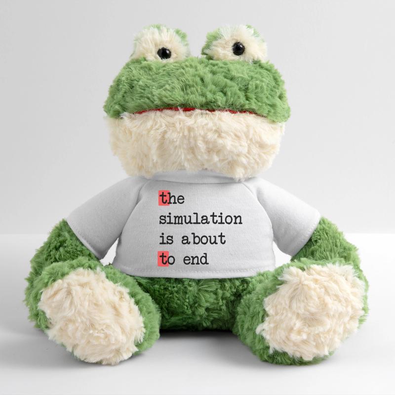 Das Ende der Simulation, Sci-Fi Matrix Humor Shirt MiniFeet® Frosch Torge