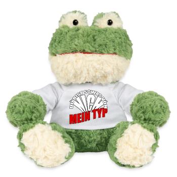 Du bist sowas von NICH mein TYP Retro Schriftzug - MiniFeet® Frosch Torge - Weiß - Vorne