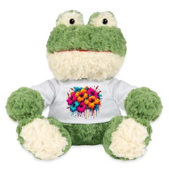 Hibiskusblüten - MiniFeet® Frosch Torge - Weiß - Vorne