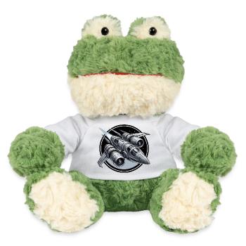 Spaceship silver - MiniFeet® Frog Torge - white - Front